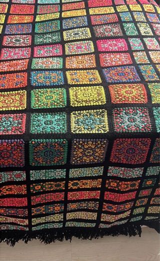 Colcha Manta Vintage Multicolor