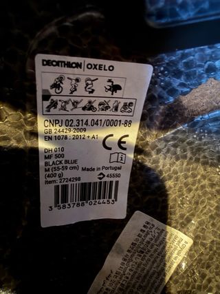 Kit Patines Oxelo Talla 39 + Protecciones