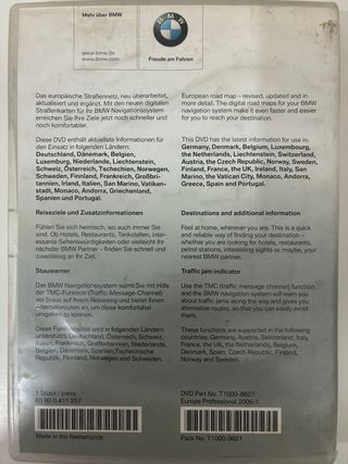 DVD Navegador BMW Europa 06-1