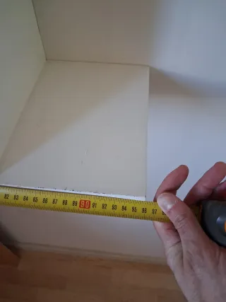 Estantería pared 96x120 cm madera