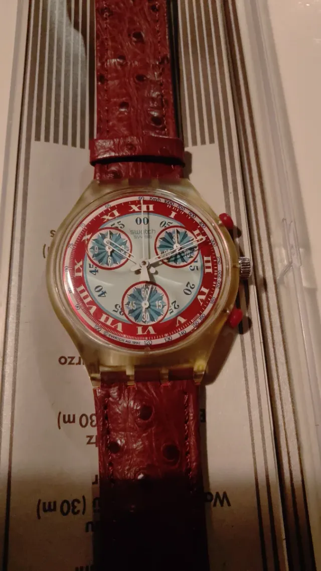 Swatch Chrono Windmill SCK103 AG 1992 Nuovo Raro