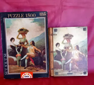 Puzzle Educa Goya La Vendimia 1500 pzas + Caja mad