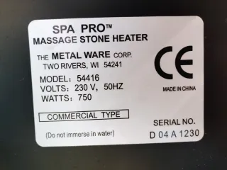 Calentador de piedras SPA PRO