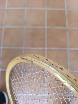 Raqueta Tenis Bosch Antigua de madera