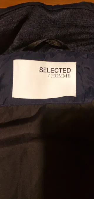 Chaqueta larga acolchada hombre