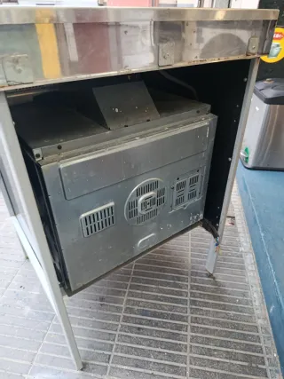 Horno Eléctrico Cocina Inox con Mueble