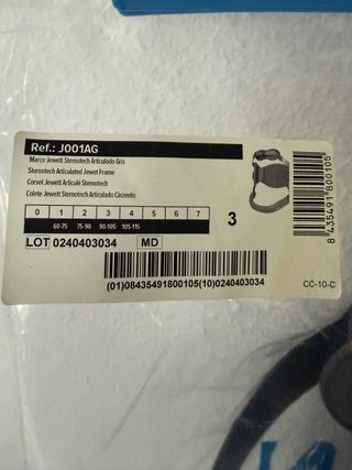 Marco Hiper-extensión Articulado Talla 3