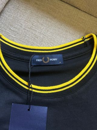 Camiseta Fred Perry Talla M negra