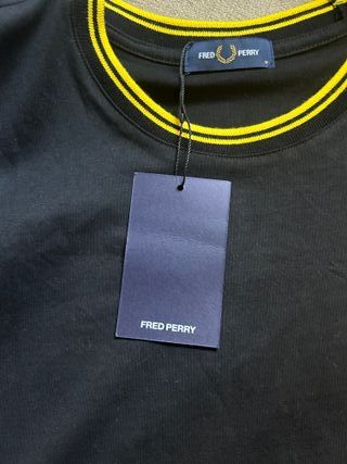 Camiseta Fred Perry Talla M negra