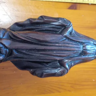 Virgen Milagrosa antigua  Resina pesada años 30-50