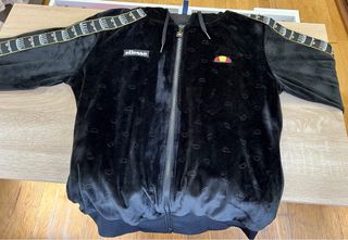 Sudadera Ellesse Terciopelo con Cremallera