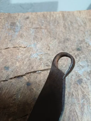 Antiguo Cazo de Pastor,forja y laton