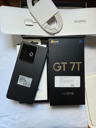 Realme GT 7T 256GB 12GB+12GB RAM Negro esta nueva