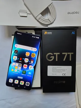 Realme GT 7T 256GB 12GB+12GB RAM Negro esta nueva