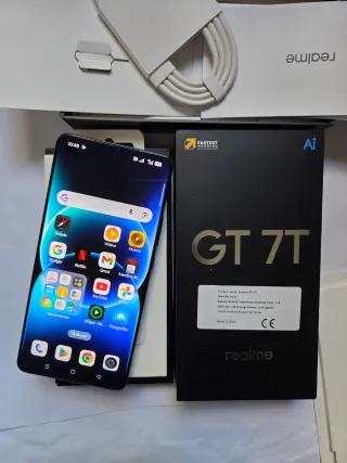 Realme GT 7T 256GB 12GB+12GB RAM Negro esta nueva