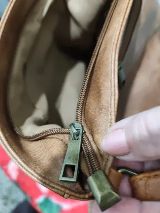 Bolso de hombro de cuero para mujer