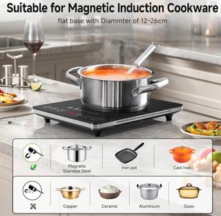 Placa Inducción 2000W NUEVO