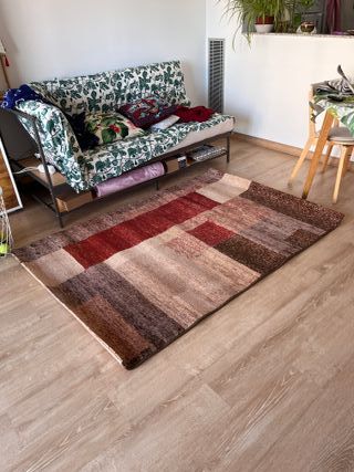 Alfombra salón diseño geométrico
