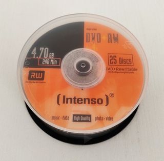 DVD-RW Intenso Riscrivibili 4,7 GB - 25 Dischi