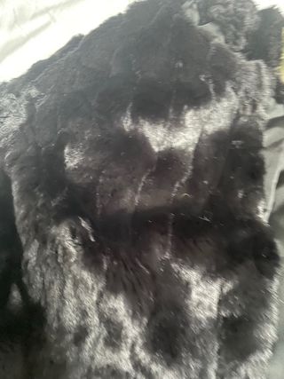 Abrigo de pelo Sfera negro talla S