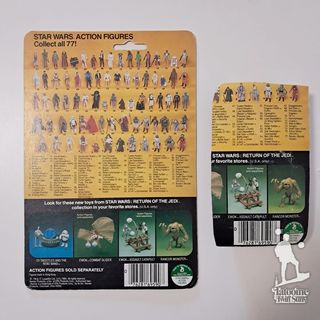 Star Wars Cartón Klaatu Sk. G. 77 back + Burbuja