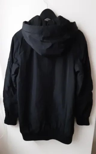 Cazadora bomber Negra Mujer Forro Animal Print Pel