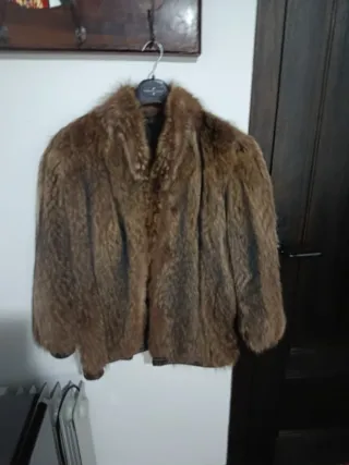 Chaquetón piel.natural zorro talla xl