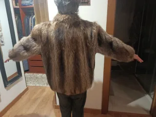 Chaquetón piel.natural zorro talla xl