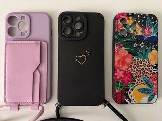 3 Fundas iPhone 13 Pro + charm regalo