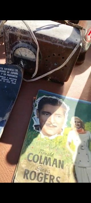 Lote antigüedades y otros enseres del hogar