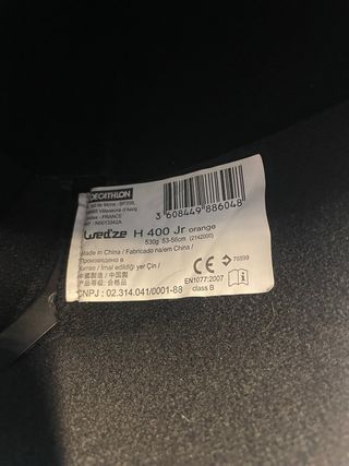 Casco de nieve naranja Wed'ze