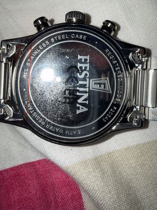 Orologio Festina Cronografo Nero Argento