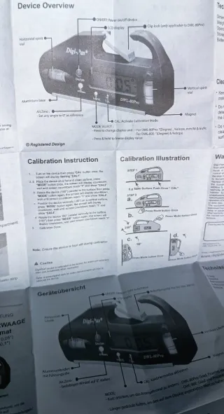 Nivelador Digital Digi-Pas DWL 80E. Sin estrenar.