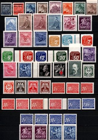 Francobolli antichi Germania Boemia Moravia