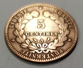 Moneda 5 cent. 1897 Marianne Francia