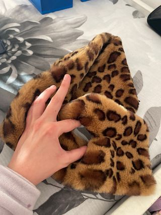 Bufanda pelo leopardo