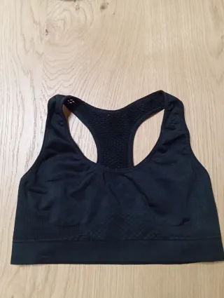 Sujetador deportivo Domyos negro talla S