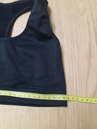 Sujetador deportivo Domyos negro talla S