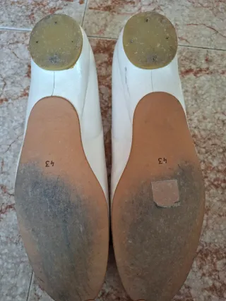 Manoletinas Brenda Zaro Blanco Perlado