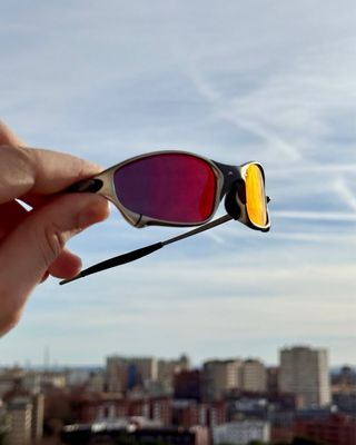 Oakley Juliet Plasma Lentes Rojos