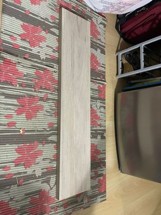 Mueble salón/comedor beige y blanco