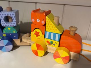 Tren de arrastre de madera Eurekakids