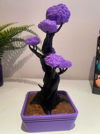 Bonsái decorativo impreso en 3D