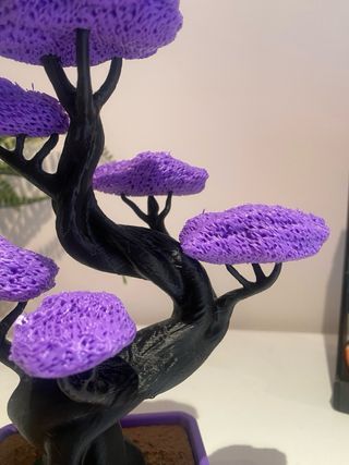 Bonsái decorativo impreso en 3D