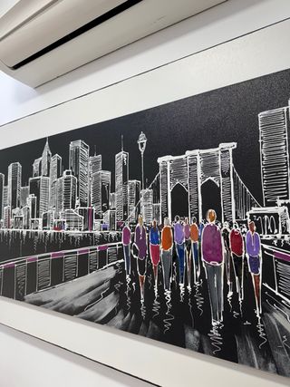 Cuadro F. Rojas Skyline Brooklyn