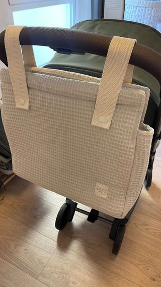 Bolso para carrito waffle, color topo 30x34