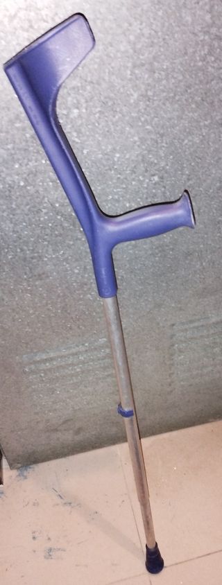 Baston ingles / Muleta azul