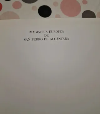 Imaginaria europea de San pedro alcantara