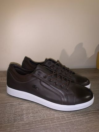 Sapatos Lacoste Castanhos Homem