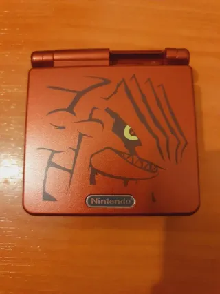 Carcasa Gameboy Advance SP Groudon